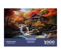Alpine Serenity Jigsaw Puzzles Puzzle for Adults Kids. 1000 Pieces Whimsical Challenge Toy Educational Game Home Decoration for Educational Games Gifts 70x50cm/1000pcs