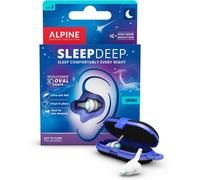 Alpine SleepDeep - Ear Plugs for Sleep - New 3D Oval Shape and Super Soft Reusable Noise Cancelling Ear Plugs - 27dB Noise Reduction - Ideal for Side Sleepers and Block Out Snoring (Small)
