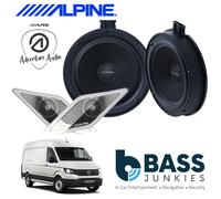 Alpine SPC-106CRA2 - Front Door Car Speakers for Volkswagen Crafter 2 & MAN TGE