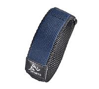 Alpine Sporty Nylon Watch Band | Waterproof Velcro Quick Release Watch Bands |Lightweight & Adjustable Watch Straps for Men |Replacement Watch Band Compatible with Regular & Smart Watches, Black/Blue