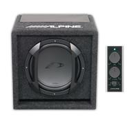 ALPINE SWE-815 8" 20cm 150w AMPLIFIED SUBWOOFER BASS BOX INCLUDING WIRED REMOTE