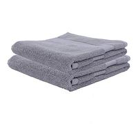 alpine swiss 100% Cotton Towel Set 2 Piece Soft and Absorbent 500 GSM Bath Sheets 35" x 70" Gray