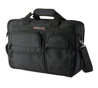 Alpine Swiss Conrad Messenger Bag 15.6 Inch Laptop Briefcase with Tablet Sleeve Black