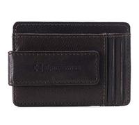 alpine swiss Harper Mens RFID Slim Money Clip Front Pocket Wallet Minimalist Leather ID Card Holder Brown