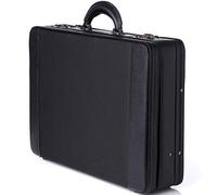 Alpine Swiss Expandable Attache Case Dual Combination Lock Hard Side Briefcase, Black