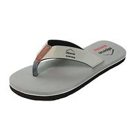 alpine swiss Mens Flip Flops Beach Sandals EVA Sole Comfort Thongs Gray 11 M US