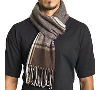 alpine swiss Mens Plaid Scarf Ultra-Soft Winter Shawl Warm Lightweight Cold-Weather Gear Shawl Fall Plaid