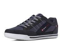 alpine swiss Mens Stefan Gray Suede Trim Retro Fashion Sneakers 15 M US