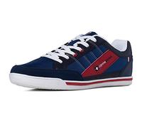 alpine swiss Mens Stefan Navy Suede Trim Retro Fashion Sneakers 12 M US