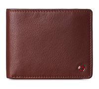 alpine swiss Mens Wallet for Men | RFID Protected Leather Mens Wallet | Spencer Bifold with Divided Bill Section | Gift Box | 2 ID Windows | 14 Card & Storage Pockets for Organization Tan