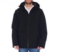 alpine swiss Mens Waterproof Ski Jacket Hooded Snowboarding Coat Warm Winter Snow Jacket Raincoat Black XL