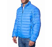 alpine swiss Niko Men’s Puffer Jacket | Warm Down Alternative Insulated Coat | Packable, Water-Resistant & Windproof Winter Outerwear with Zipper Pockets BLU L