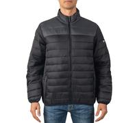 alpine swiss Niko Men’s Puffer Jacket | Warm Down Alternative Insulated Coat | Packable, Water-Resistant & Windproof Winter Outerwear with Zipper Pockets BK GY 2XL