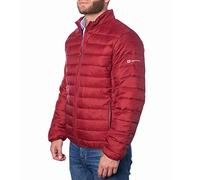 alpine swiss Niko Men’s Puffer Jacket | Warm Down Alternative Insulated Coat | Packable, Water-Resistant & Windproof Winter Outerwear with Zipper Pockets RED S