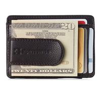 alpine swiss RFID Dermot Money Clip Front Pocket Wallet For Men Leather Comes in a Gift Box Brown