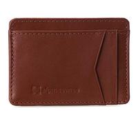 alpine swiss RFID Minimalist Oliver Front Pocket Wallet for Men Leather York Collection Smooth Finish Tan