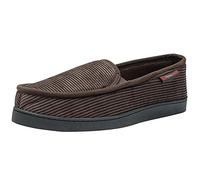 alpine swiss Wide Men’s Moccasin Slippers Steve | Memory Foam Slip-On House Shoes | Cozy Indoor Slipper with Durable Sole BRN 10 Wide Brown