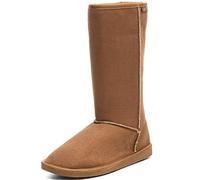 alpine swiss Womens Mid-Calf Winter Boots 11” Faux Shearling Aussie Style Suede Look Warm Stylish Cold Weather Boots CHSNT 11
