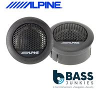 ALPINE SXE-1006TW 1" 3cm 560 Watts Car & Van Dome Tweeters Speaker Set Pair