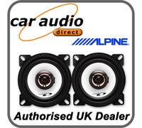 ALPINE 180W CAR, VAN 10cm 4" 2-WAY SXE DOOR SHELF SPEAKERS PAIR NEW