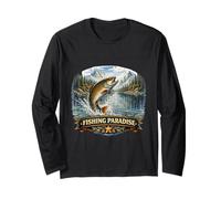 Alpine Trout Leap Wild River Angler Escape Long Sleeve T-Shirt