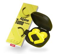 Alpine Tune Concert Ear Plugs Hi-Fi | Comes with 4 Tip Sizes 19dB Yellow | Music preservation, gigs, concerts, festivals & clubs. Noise reduction. Includes 4 tips (XS, S, M, L). Reusable. With case.