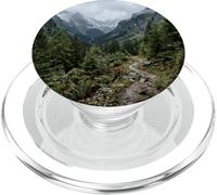 Alpine Valley River Bend Mountain Overlook Scenic PopSockets PopGrip for MagSafe