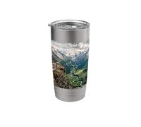 Alpine Valley River Bend Mountain Overlook Scenic Stainless Steel Insulated Tumbler
