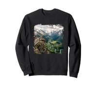 Alpine Valley River Bend Mountain Overlook Scenic Sweatshirt