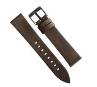 ALPINE Vegan Leatherette Watch Strap - Brown Leather Free Watch Band - Quick Release Replacement Watch Strap - Eco-Friendly Bands for Women & Men - Compatible with Regular & Smart watches - 20MM