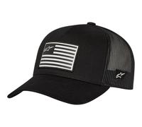Alpinestars 1211-81013-1010-OS Flag Snapback Hat OSFM Black/black