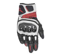 Alpinestars SP X Air Carbon V2 Motorcycle Gloves, black-white-red, size 2XL for Men