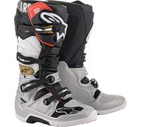 Alpinestars 2012014-1829-11 Unisex-Adult Tech 7 Boots Black/Silver/White/Gold Sz 11 (Multi, one_size)