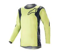 Alpinestars 2023 Racer Hoen Jersey Night Navy Fluorite Green, Size: XXL