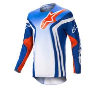 Alpinestars 2023 Racer Semi Jersey Blue Hot Orange, Size: XL
