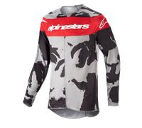 Alpinestars 2023 Racer Tactical Jersey Cast Gray Camo Mars Red, Size: XL