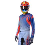 Alpinestars 2024 Fluid Lucent Jersey Blue Ram Hot Orange, Size: XL