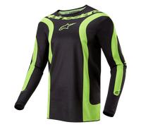 Alpinestars 2024 Fluid Lurv Jersey Black Yellow Fluo