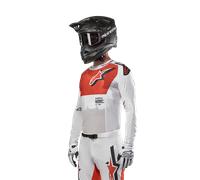Alpinestars 2024 Supertech Ward Jersey White Hot Orange