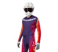 Alpinestars 2024 Techstar Pneuma Jersey Deep Purple Orange Deep Blue, Size: XXL