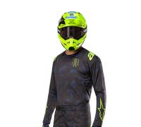 Alpinestars 2024 Techstar Rantera Jersey Black Navy Yellow Fluo, Size: XXL