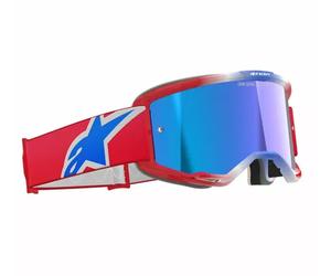 Alpinestars 2025 Goggles Vision 5 Corp Red White Blue Mirror MX Off Road Quad