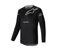 Alpinestars Racer Graphite Motocross Jersey, black/grey, size S