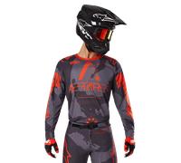 Alpinestars 2025 Racer Hollow Jersey Gray Camo Orange Fluo