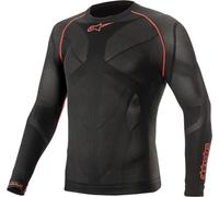 Alpinestars 2025 Ride Tech Top Long Sleeve Summer Base Layer Black Red MX Quad