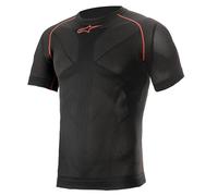 Alpinestars 2025 Ride Tech Top Short Sleeve Summer Base Layer Black Red MX Quad