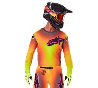 Alpinestars 2025 Supertech Lipan Jersey Yellow Pink, Size: XL