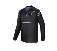 Alpinestars 2025 Youth Racer Graphite Jersey Black Gray, Size: M
