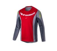 Alpinestars 2025 Youth Racer Melt Jersey Bright Red Gray, Size: XL