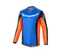 Alpinestars 2025 Youth Racer Melt Jersey Orange Blue